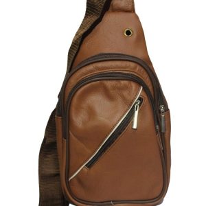 Pechera De Piel, Bandolera Cruzada Al Hombro. Pera